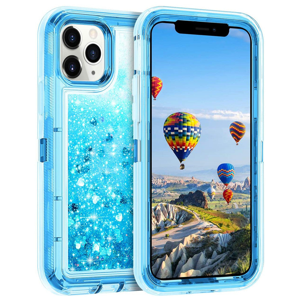 For iPhone 15 Pro Max Case Heavy Duty Defender Glitter Cover TRL56 – IHWIRELESS For iPhone 15 Pro Max Case Heavy Duty Defender Glitter Cover TRL56 – IHWIRELESS