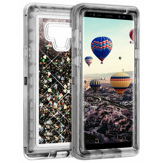 For Galaxy Note 9 Case Heavy Duty Defender Glitter Cover TRL56