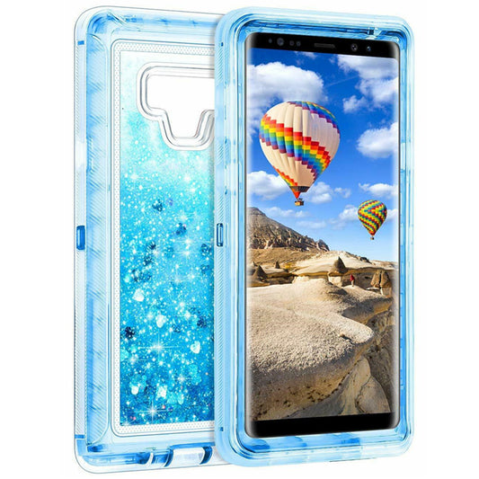 For Galaxy Note 9 Case Heavy Duty Defender Glitter Cover TRL56
