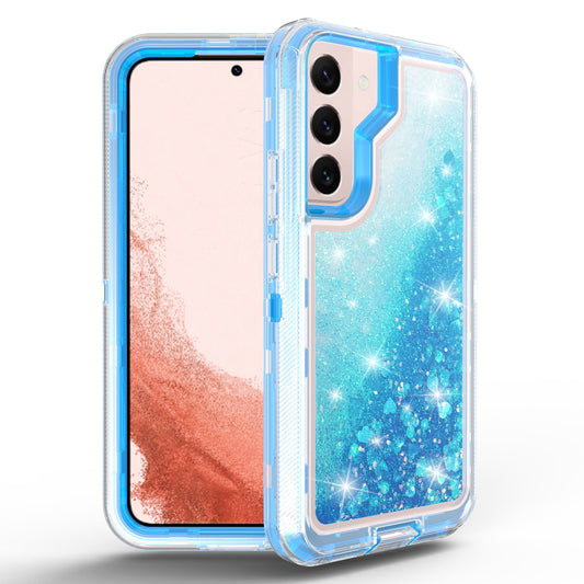 For Galaxy S22 Plus Case Heavy Duty Defender Glitter Cover TRL56