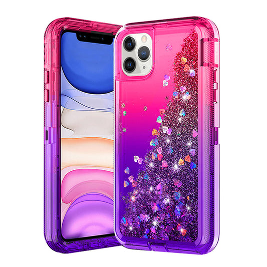 For iPhone 16 Pro Max Case Heavy Duty Defender Glitter Cover TRL85
