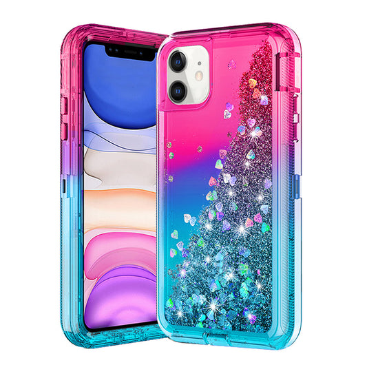 For iPhone 16 Plus Case Heavy Duty Defender Glitter Cover TRL85