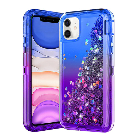 For iPhone 16 Plus Case Heavy Duty Defender Glitter Cover TRL85