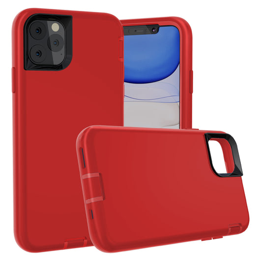 For iPhone 13 Pro Case Heavy Duty Defender Liquid Silicone Cover TRL97