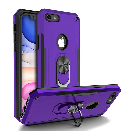 For iPhone 7 iPhone 8 Case with Magnetic Ring Holder Cover TWL89