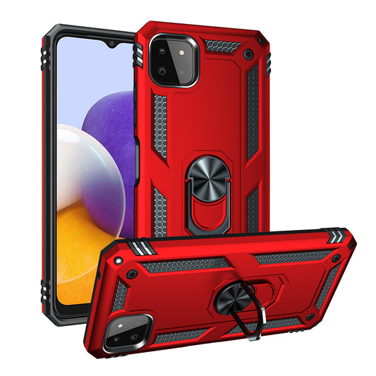 For Galaxy A22 Case with Magnetic Ring Holder Cover TWL98
