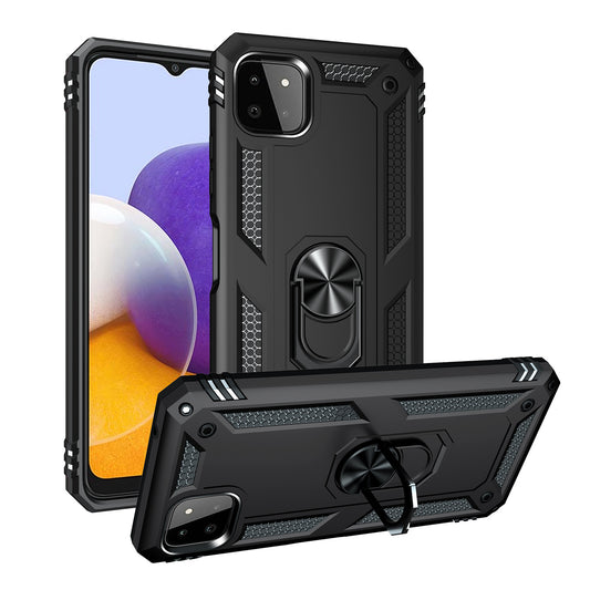 For Galaxy A22 Case with Magnetic Ring Holder Cover TWL98