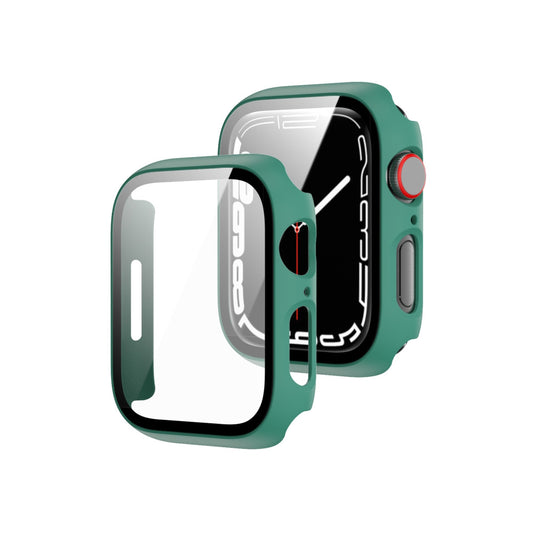 41mm Shockproof Cover Case with Tempered Glass Screen Protector For Apple Watch Series