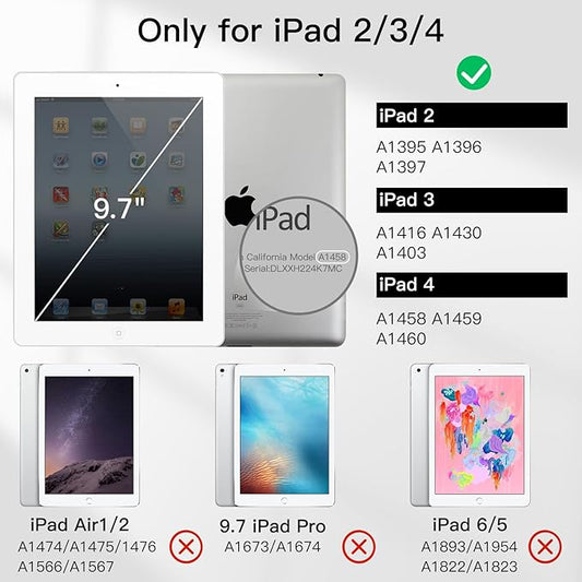 For Apple iPad 2 3 4 9.7 inch Tempered Glass Screen Protector
