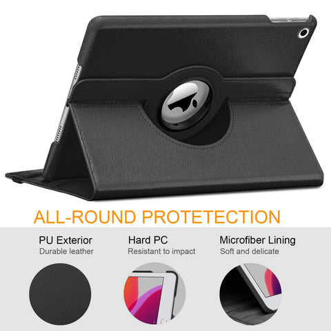 For iPad Air 3rd Case 10.5 inch 360 Degrees Rotating PU Leather Cover 360