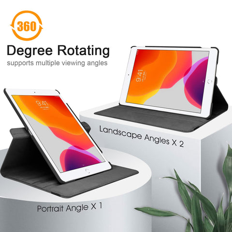For iPad 10th Case 10.9 inch 360 Degrees Rotating PU Leather Cover 360