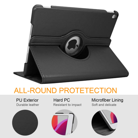 For iPad 10th Case 10.9 inch 360 Degrees Rotating PU Leather Cover 360