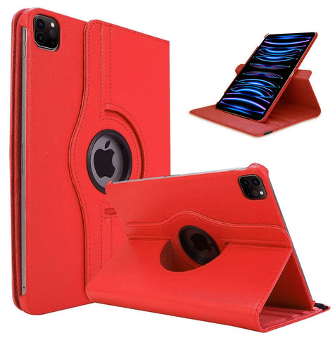 For iPad Pro 12.9 inch 4th 2020 5th 2021 6th 2022 Case 360 Degrees Rotating PU Leather Cover 360