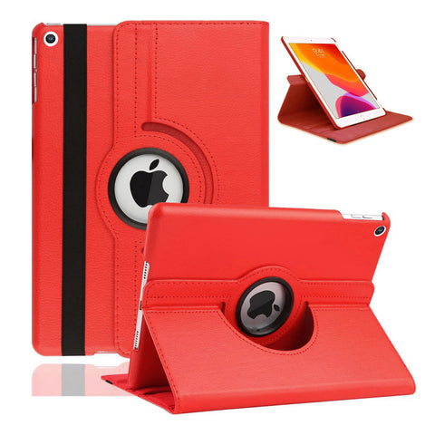 For iPad 7th 8th 9th Case 10.2 inch 360 Degrees Rotating PU Leather Cover 360