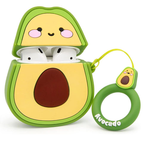 For Apple AirPods 1st 2016 AirPods 2nd 2019 Case Cover Avocado