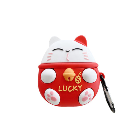 For Apple AirPods 1st 2016 AirPods 2nd 2019 Case Cover Lucky Cat