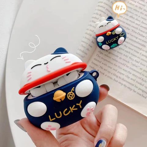 For Apple AirPods Pro 1st 2019 Case Cover Lucky Cat