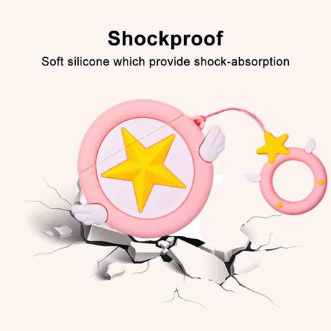 For Apple AirPods 1st 2016 AirPods 2nd 2019 Case Cover Star