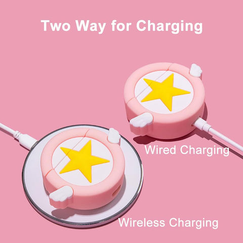 For Apple AirPods 1st 2016 AirPods 2nd 2019 Case Cover Star