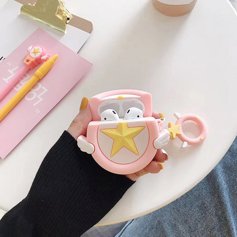 For Apple AirPods 1st 2016 AirPods 2nd 2019 Case Cover Star
