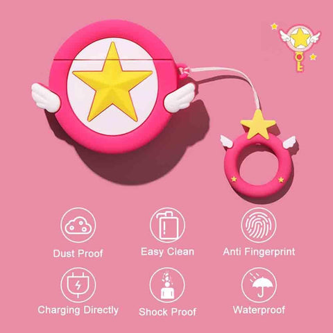 For Apple AirPods Pro 1st 2019 Case Cover Star