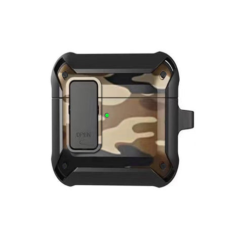 For Apple AirPods 1st 2016 AirPods 2nd 2019 Military Hybrid Case Cover