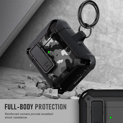 For Apple AirPods 1st 2016 AirPods 2nd 2019 Military Hybrid Case Cover