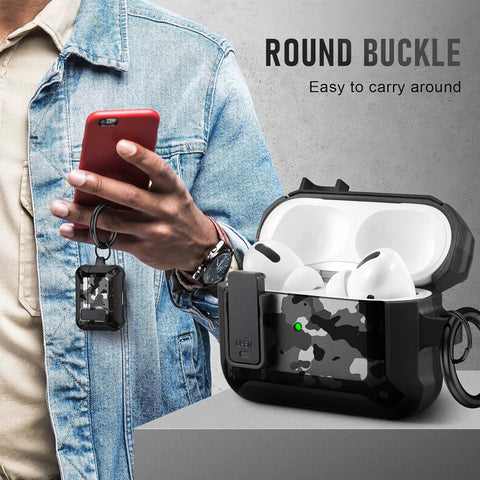 For Apple AirPods Pro 2nd 2019 Military Hybrid Case Cover