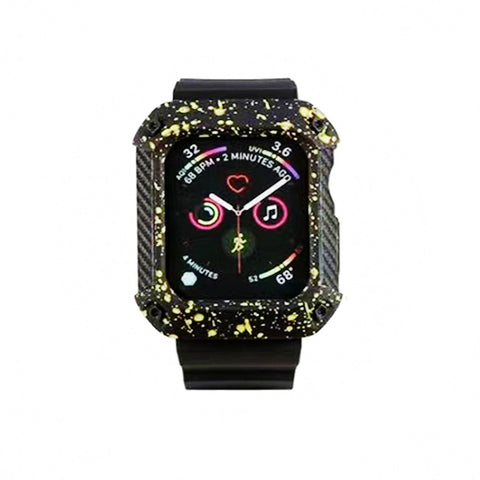 38mm 40mm Rubber Band and Case Cover For Apple Watch Series