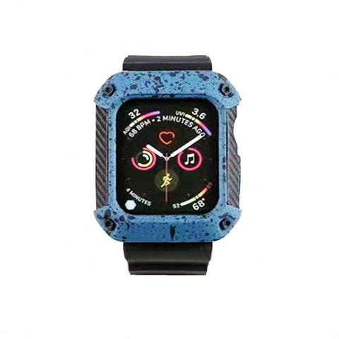38mm 40mm Rubber Band and Case Cover For Apple Watch Series