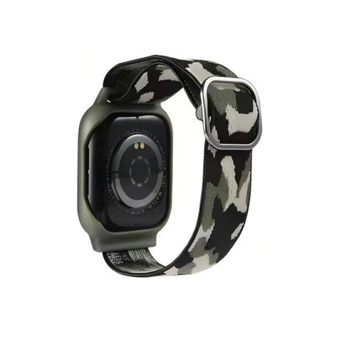 38mm 40mm 41mm Braided Solo Loop Band and Case Cover For Apple Watch Series