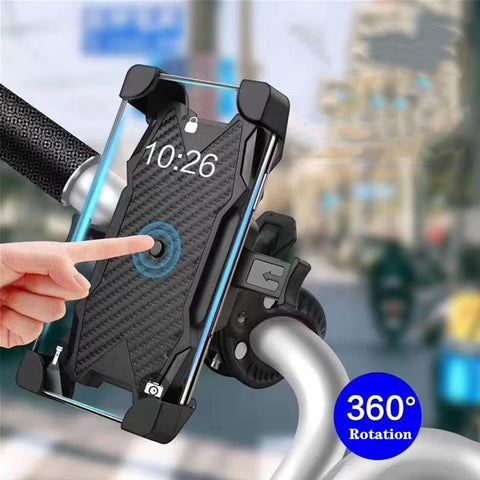 Phone Holder Handlebar Mount, for Motorcycle MTB Bike Bicycle GPS, BKMT03