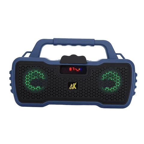 Portable Bluetooth Speakers with Straps, RGB Lights, without Kalack and Microphone, AK355