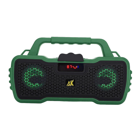 Portable Bluetooth Speakers with Straps, RGB Lights, without Kalack and Microphone, AK355