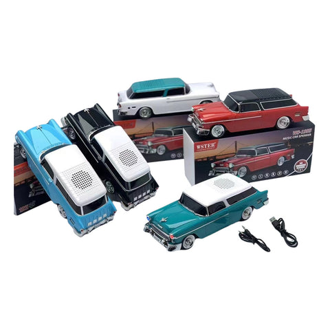Portable Bluetooth Wireless Speakers, Fashion Cool Car Style, RGB Lights, without Kalack and Microphone, WS1955