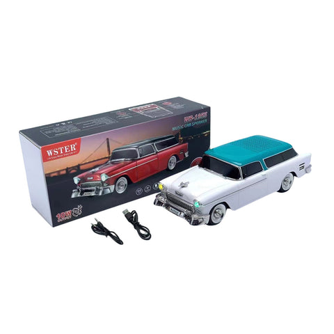 Portable Bluetooth Wireless Speakers, Fashion Cool Car Style, RGB Lights, without Kalack and Microphone, WS1955