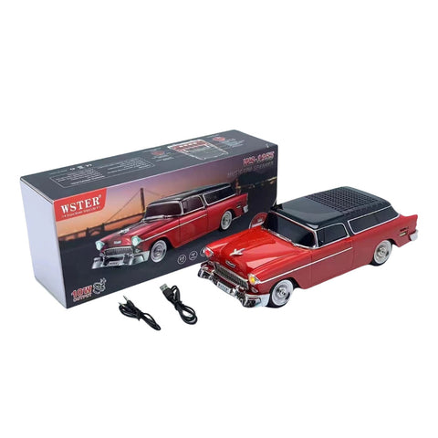 Portable Bluetooth Wireless Speakers, Fashion Cool Car Style, RGB Lights, without Kalack and Microphone, WS1955