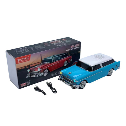 Portable Bluetooth Wireless Speakers, Fashion Cool Car Style, RGB Lights, without Kalack and Microphone, WS1955