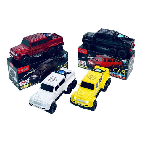 Portable Bluetooth Wireless Speakers, Fashion Cool Car Style, RGB Lights, without Kalack and Microphone, WSG63