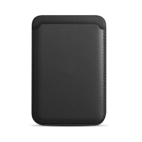 Cell Phone Stick-on ID Credit Card Holder PU Leather Wallet Sleeve Pouch