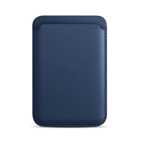 Cell Phone Stick-on ID Credit Card Holder PU Leather Wallet Sleeve Pouch