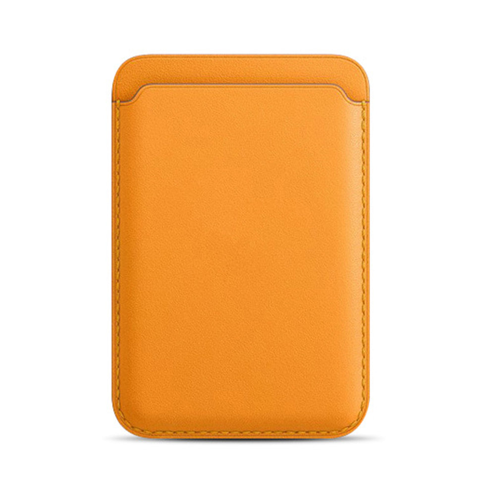Cell Phone Stick-on ID Credit Card Holder PU Leather Wallet Sleeve Pouch