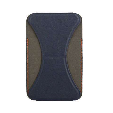 Cell Phone Stick-on ID Credit Card Holder with Stand Wallet Sleeve Pouch