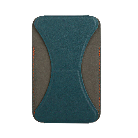 Cell Phone Stick-on ID Credit Card Holder with Stand Wallet Sleeve Pouch