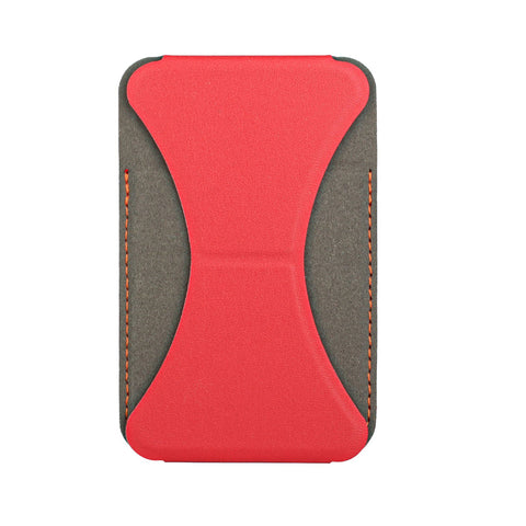 Cell Phone Stick-on ID Credit Card Holder with Stand Wallet Sleeve Pouch