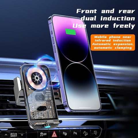 Car Wireless Charger, Phone Holder Mount for Car Air Vent, Qi Fast Charging CHD10-WLCHGC10