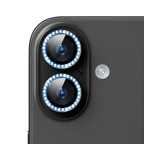 For iPhone 16 Single Colorful Camera Lens Tempered Glass Screen Protector