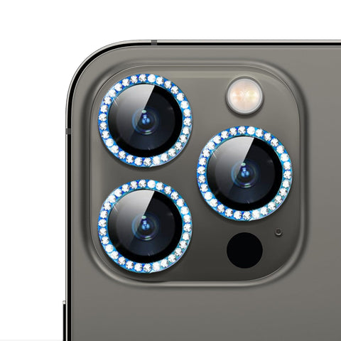 For iPhone 16 Pro Single Colorful Camera Lens Tempered Glass Screen Protector