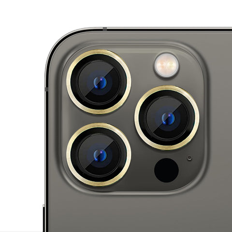 For iPhone 16 Pro Single Metal Ring Camera Lens Tempered Glass Screen Protector