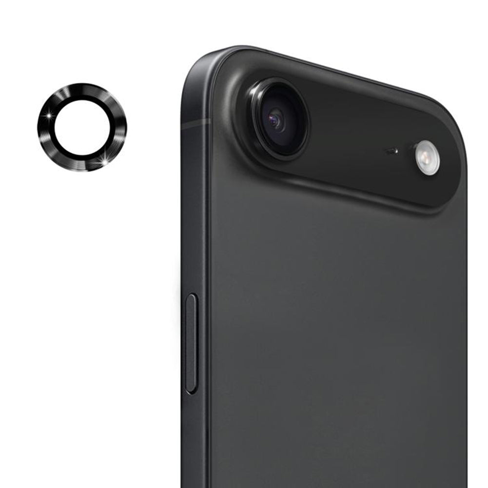 For iPhone 17 Air Single Metal Ring Camera Lens Tempered Glass Screen Protector CMA002